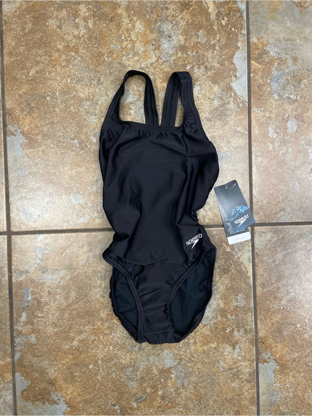 Speedo Black Competitive One-Piece Swimsuit
